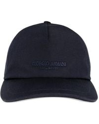 Giorgio Armani - Baseballkappe Mit Logo-Schild - Lyst