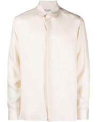 Saint Laurent - Hemd mit klassischem Kragen - Lyst