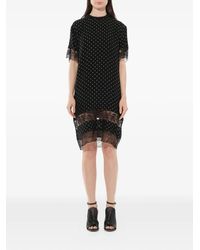 Givenchy - Lace-Panel T-Shirt Dress - Lyst