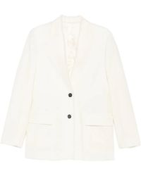 TOTEME - Fringed-Trim Blazer - Lyst