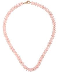Irene Neuwirth - 18Kt Rose 8Mm Opal Beaded Necklace - Lyst