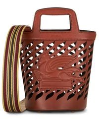 Etro - Leather Bucket Bag - Lyst