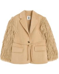 By Malene Birger - Jack Van Imitatiebont En Wol Met Donzige Mouwen - Lyst