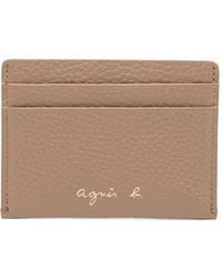agnès b. - Leather Cardholder - Lyst