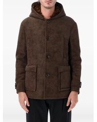 S.W.O.R.D - Manteau Boutonné À Capuche - Lyst