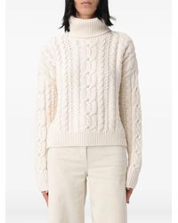 Ralph Lauren - Cable-Knit Turtleneck Knitwear - Lyst