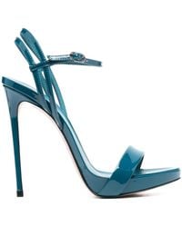 Le Silla - Gwen 120Mm Patent-Leather Sandals - Lyst