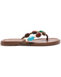 Gianvito Rossi - Verzierte Shanti Flip-Flops - Lyst