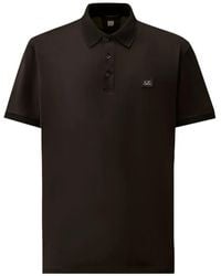 C.P. Company - 70/2 Mercerized Jersey Gasato Short Sleeve Polo - Lyst