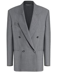 Nineminutes - The Submarine Double-Breasted Peaked-Lapel Blazer - Lyst
