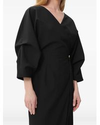 Concepto - Harbor Fringe V-Neck Midi Dress - Lyst