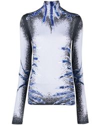 Y. Project - Whisker-print Long-sleeve Top - Lyst