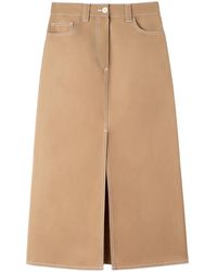 Sunnei - Slit Maxi Skirt - Lyst