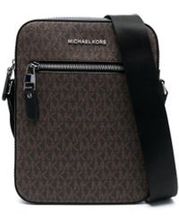 Michael Kors - Varick Logo Messenger Bag - Lyst