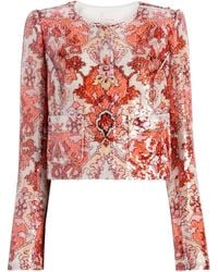 Cinq À Sept - スパンコール ツイードジャケット - Lyst