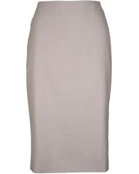 Akris - Checked Midi Skirt - Lyst