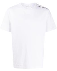 Rabanne - Short Sleeve Logo Print T-shirt - Lyst