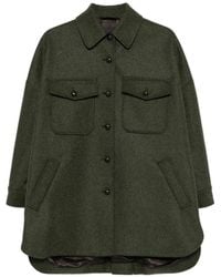 Schneiders - Button-Fastening Single Breasted Coat - Lyst