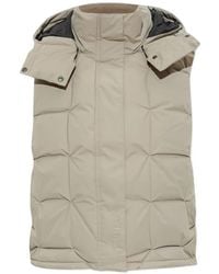 Rethinkit Studios - Quilted Hooded Gilet - Lyst