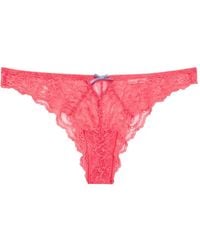 Fleur du Mal - Bianca Lace Briefs - Lyst