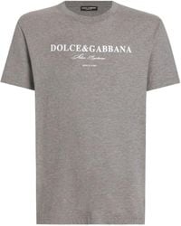 Dolce & Gabbana - Short Sleeve Crew-Neck T-Shirt - Lyst