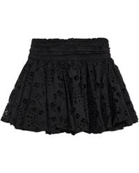 AllSaints - Dotty Broderie Anglaise Skirt - Lyst