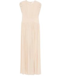 Zimmermann - Pleated Sleeveless Midi Dress - Lyst
