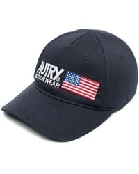 Autry - Embroidered-logo Baseball Cap - Lyst