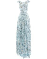 Saiid Kobeisy - Crystal-Embellishment Maxi Dress - Lyst