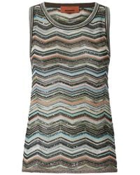 Missoni - Zig Zag Motiv Top - Lyst