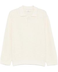 Commas - Waffle-Knit Buttoned Sweater - Lyst