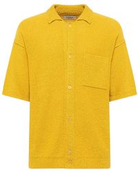 Laneus - Knitted Boxy Shirt - Lyst