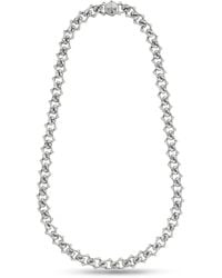 Emanuele Bicocchi - Collier En Chaîne À Détail De Logo - Lyst