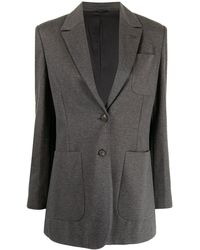 Brunello Cucinelli - Notched-lapels Single-breasted Blazer - Lyst