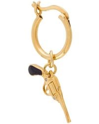 True Rocks - Small Pistol Hoop Earring - Lyst