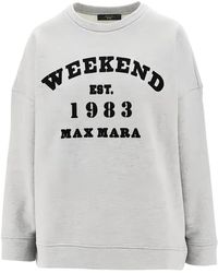 Weekend by Maxmara - Gommoso Cotton Sweatshirt - Lyst