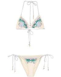 Zimmermann - Bikini Indra Con Detalle De Ganchillo - Lyst