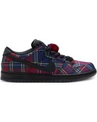 Nike - Baskets Sb Dunk Low À Motif Tartan - Lyst