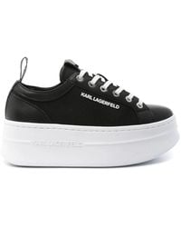 Karl Lagerfeld - ロゴアップリケ スニーカー - Lyst