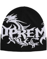 Supreme - X Art Dealer Dragon Logo-Jacquard Beanie Hat - Lyst