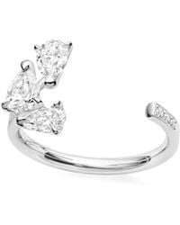 Repossi - 18Kt Serti Sur Vide Diamong Ring - Lyst