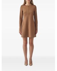 Max Mara - Long-Sleeve A-Line Mini Dress - Lyst