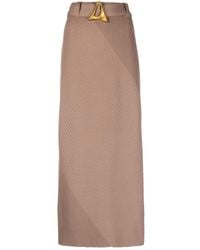 Aeron - Avalon Belted Knitted Skirt - Lyst