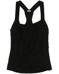 Cult Gaia - Stells Embroidered Square-Neck Top - Lyst
