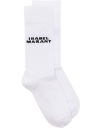 Isabel Marant - Logo-intarsia Socks - Lyst