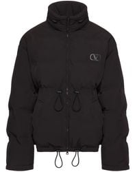 Valentino Garavani - Vlogo Signature Hooded Puffer Jacket - Lyst