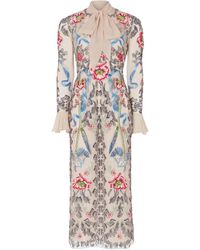 Temperley London - Bilbao Tie Midi Dress - Lyst