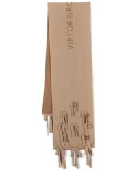 Viktor & Rolf - Sciarpa Con Logo Jacquard - Lyst