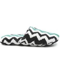 Missoni - Zigzag-Pattern Slippers - Lyst