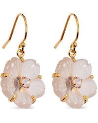 Jennifer Behr - Lyanna Floral Drop Earrings - Lyst